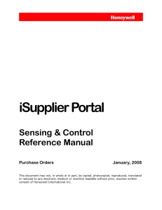 S&C Supplier Portal User Manual