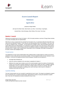 iLearn Drop-in Clinic Report Summary