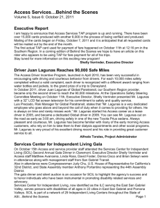 Executive Report - Access Services
