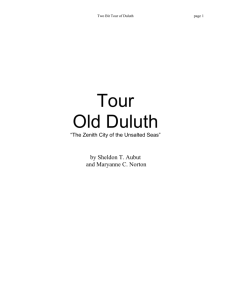 A Two Bit Tour of Old Duluth