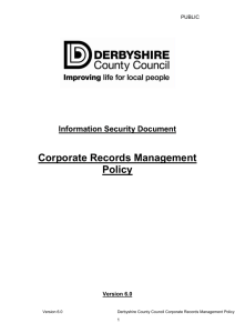 PUBLIC Information Security Document Corporate Records