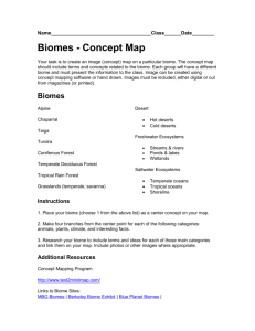 Biomes - Concept Map - Crestwood Local Schools