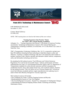 News Advance for TMC's 2014 Annual Meeting