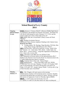 Levy County - Just Read, Florida!