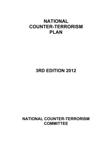National Counter-terrorism Plan 2012