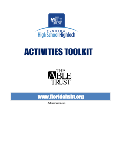 HSHT Activities Toolkit Introduction