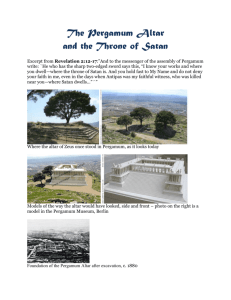 The Pergamum Altar and The Throne of Satan