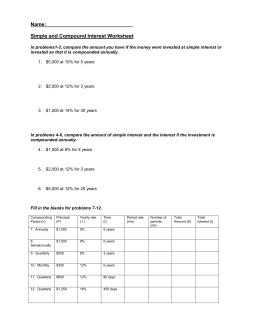 Compound Interest