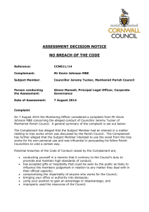 decision notice - Cornwall Council