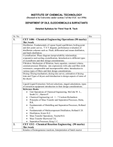 B.Tech Oils (Third Year Syllabus) - Institute of Chemical Technology