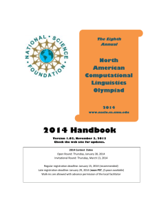 2014 Handbook - naclo - Carnegie Mellon University