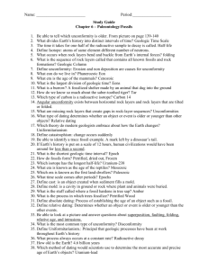 Study Guide science_Fossils_ answer key Chpt6