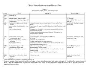 World History Assignments and Lesson Plans Chapter 9 The