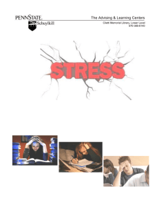 Stress Management - Penn State Schuylkill