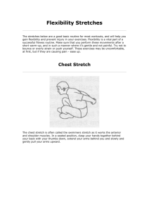 Flexibility Stretches - TAC Distance Runners