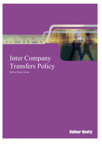 Company Transfers Policy