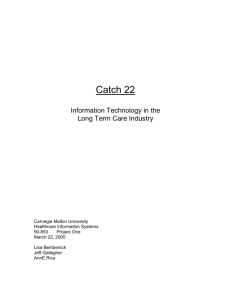 Catch 22 - Andrew.cmu.edu - Carnegie Mellon University