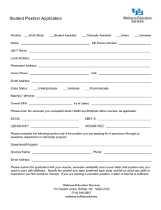Student Position Application (WORD)