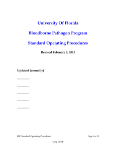 2011 SOP - University of Florida