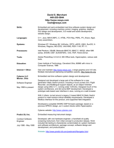 Resume MS Word - Graphics and Webpage Design
