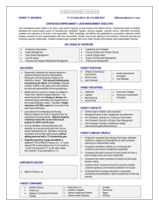 Sample Solo Sheet - Job Search Learning Labs