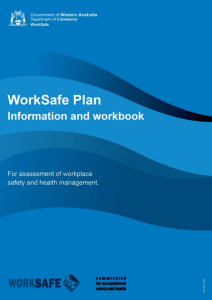 worksafe plan - Department of Commerce