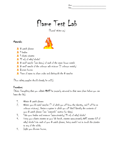 Flame Test Lab (Formal Write-up) Materials: 8 watch glasses 1
