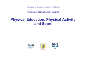 Physical Education, Physical Activity and Sport