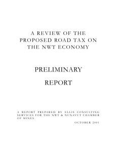 The impact of the road tax based on the gnwt numbers