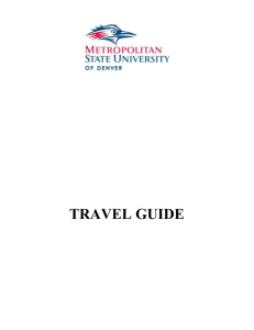 Banner Travel Account Codes - Metropolitan State University of