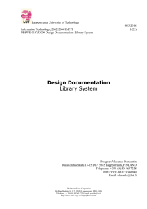 Design Documents