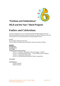 Fanfares and Celebrations - Association of Music Educators