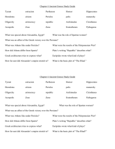 Chapter 4 Ancient Greece Study Guide