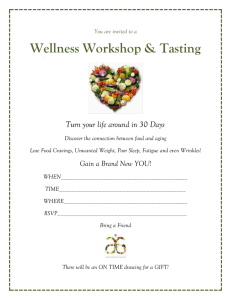 Wellness Workshop Invitation WORD