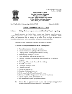 Principal Accounts office law tender for daily wager
