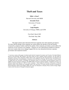 Theft and Taxes - John Hull-Financial Derivatives