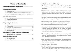 Table of Contents - ONE-TOOL