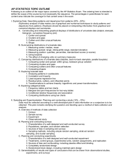 ap statistics outline ap statistics outline