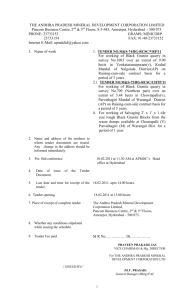 appendix - andhra pradesh mineral development corporation limited