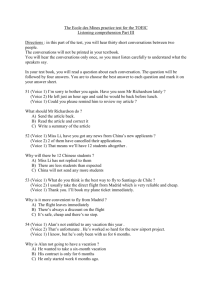The Ecole des Mines practice test for the TOEIC