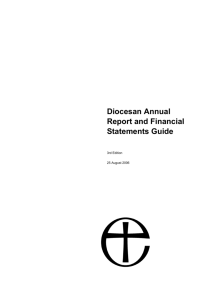 Diocesan Annual Report and Financial Statements Guide