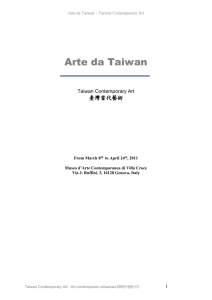 Arte da Taiwan - Museo Villa Croce
