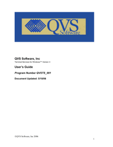 - QVS Software, Inc.