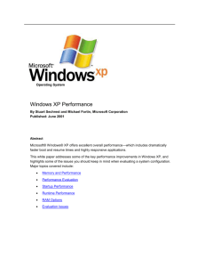 Windows XP Performance