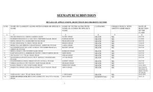 list of settled cases in prescribed performa of seemapuri sub