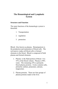 Chapter 23 The Hematologic and Lymphatic System