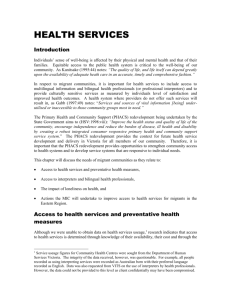 health services - MIC Eastern Melbourne