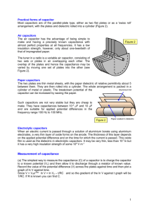 Capacitor types and measurement