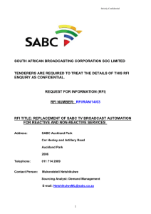South African Broadcasting Corporation Limited Reg no