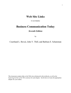 Business Communication Today, 7e